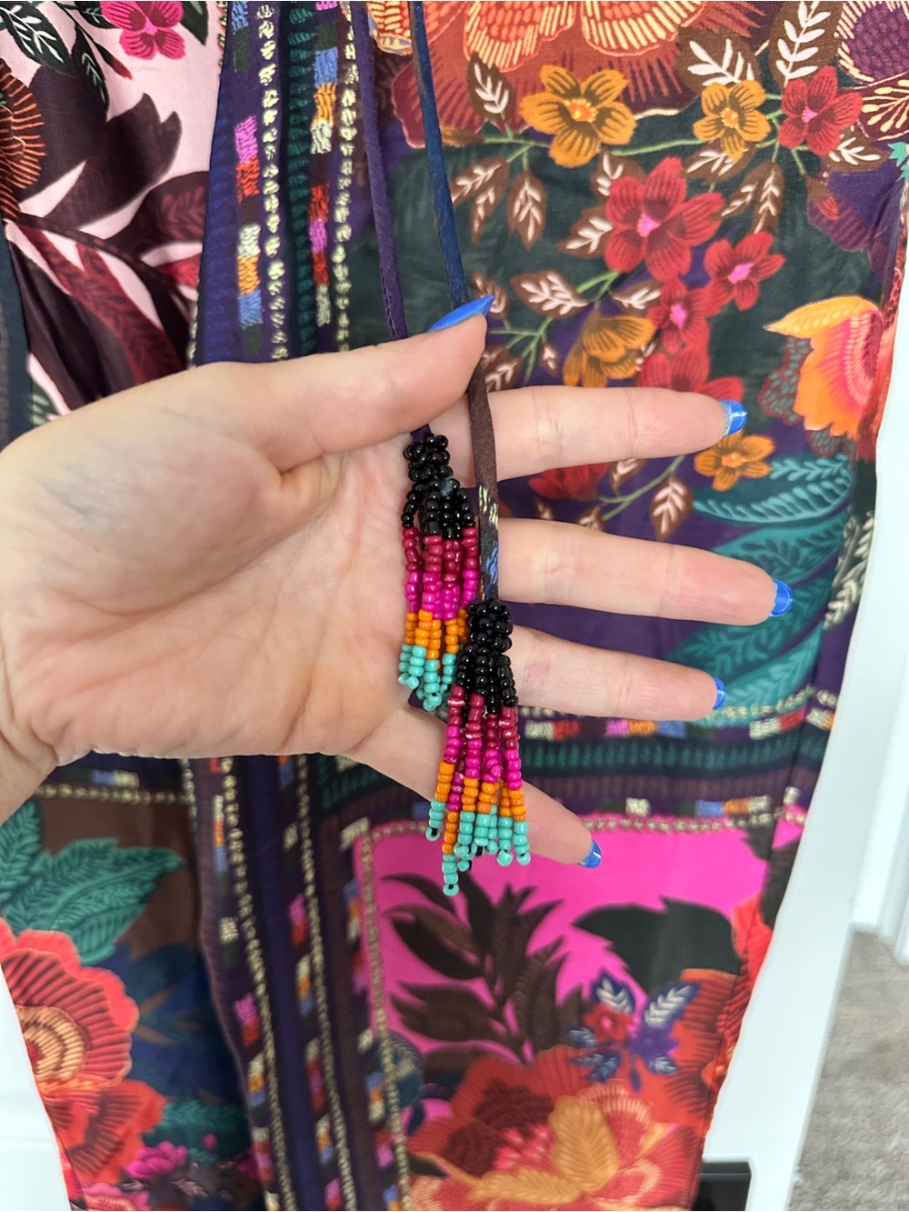 FARM Rio Pink & Purple Floral Wide-Leg Pant and top - Picture 8 of 8